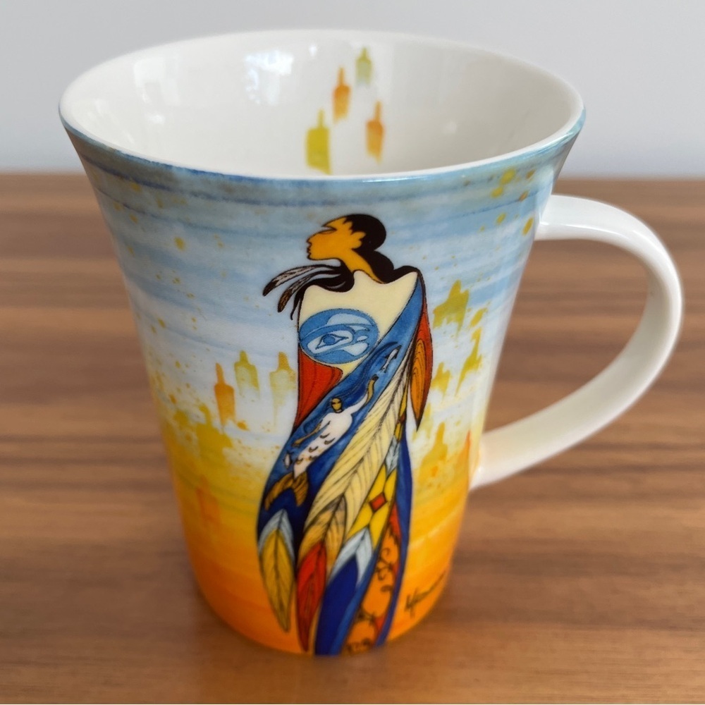 OSCARDO Maxine Noel Indigenous Artist "Not Forgotten" Porcelain Coffee Tea Mug